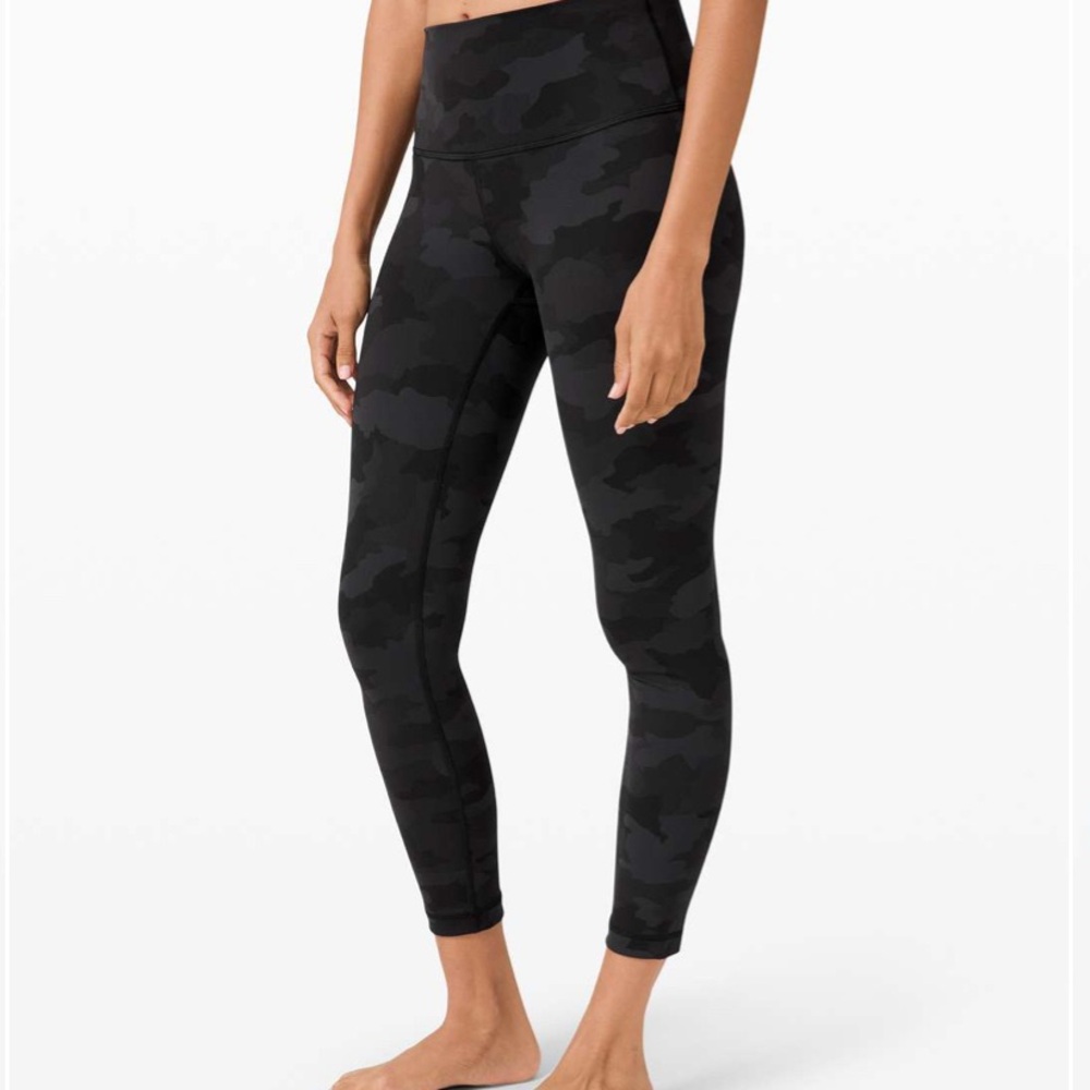 Lululemon Wunder Under HR Tight 25" *Full-On Luxtreme Heritage365 Camo Deep Coal